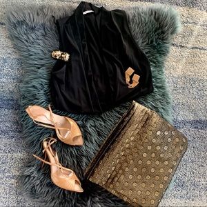 NWT JCrew Gold coin skirt